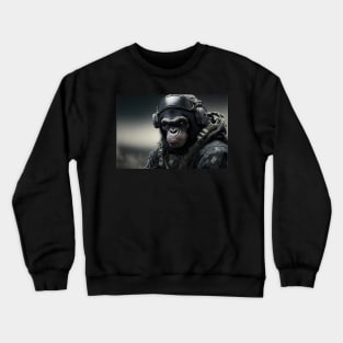 Navy seal Chimp Crewneck Sweatshirt